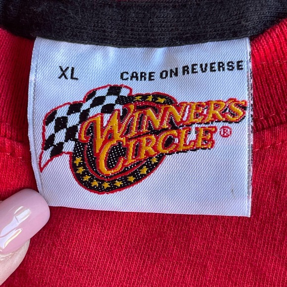 Nascar Shirt Mens Extra Large XL Red Stitched Dale Jr #8 Winners Circle - Picture 6 of 11